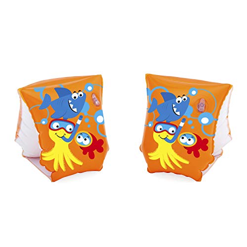 Bestway Schwimmflügel für Kinder, Friendly Fish, 3–6 Jahre, 23 x 15 cm von Bestway