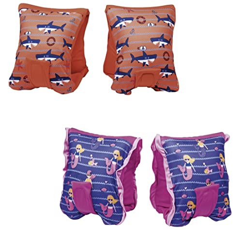 Bestway Swim Safe Schwimmflügel, Schwimmhilfe mit Textilbezug, für Kinder 3-6 Jahre (M/L), sortiert von Bestway