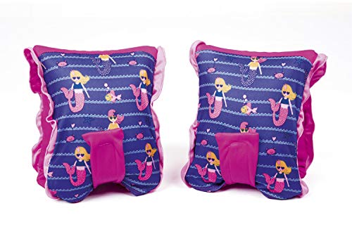 Bestway Swim Safe Schwimmflügel, mit Textilbezug, für Kinder 1-3 Jahre (S/M), lila von Bestway
