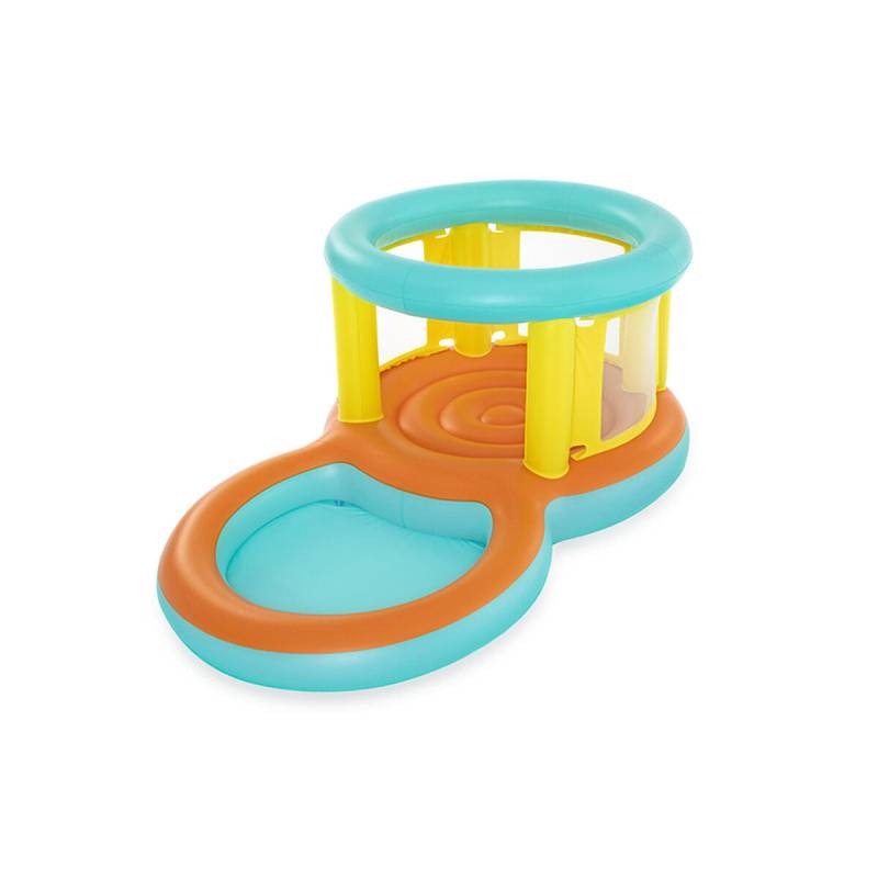 Bestway aufblasbares Poolspielzentrum Hüpfburg 239x142x102 cm +3 bis 6 Jahre Garten 52385 von Bestway