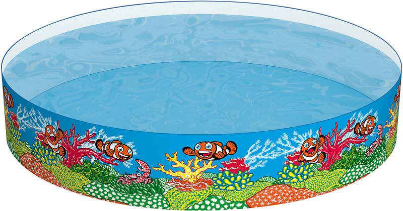 Fill 'N Fun Fix-Planschbecken Clownfish, 183x38 cm bunt von Bestway