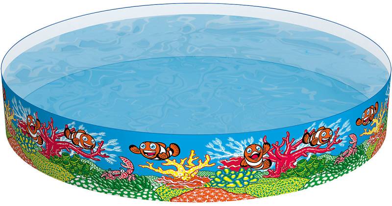 Fill 'N Fun Fix-Planschbecken Clownfish, 244x46 cm von Bestway