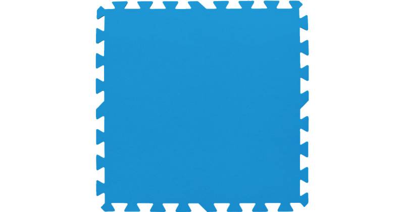 Pool Bodenschutz Fliesen Set, 9 Stück 50  x  50cm blau von Bestway