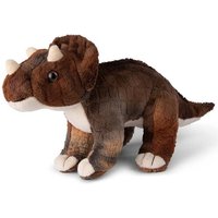 WWF Plüsch 01183 - Triceratops, stehend, Dinosaurier-Kollektion, Plüschtier, 15 cm von Beta Service