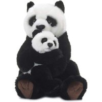 WWF Plüsch 16813 - Pandamutter mit Baby, Asien-Kollektion, Plüschtier, 28 cm von Beta Service