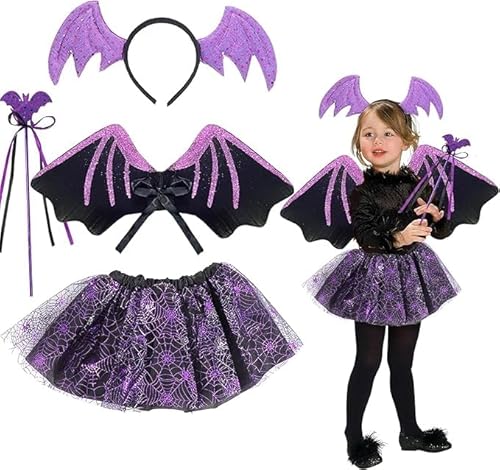 Betensh Fledermaus Hexenkostüm für Kinder, Halloween Kostüm, Fledermaus Kostüm für Kinder, Halloween Kostüm für Mädchen,. Betensh Fledermaus Hexenkostüm für Kinder, Halloween Kostüm, Fledermaus Kostüm für Kinder, Halloween Kostüm für Mädchen,. von Betensh