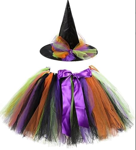Betensh Halloween Kostüm für Kinder, Hexenkostüm für Kinder, Halloween Kostüm, Mädchen,Hexenkostüm für Mädchen，Geeignet für Halloween Kostüme. von Betensh