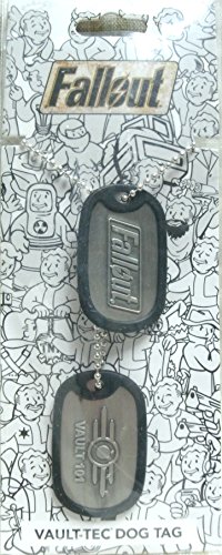 Fallout Vault 101 Metal Dog Tags With Rubber Rim And 60cm Ballchain Ge2056 von Bethesda