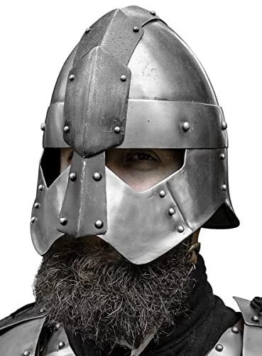 Better Buy Handicraft 18GA Stahl Mittelalter Dreki Russischer Helm Mittelalter Wikinger Fantacy Helm Replik von Better Buy Handicraft