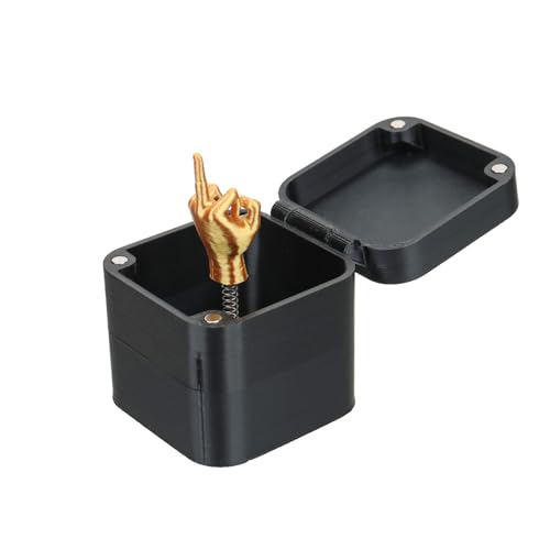 Bettli Mittelfinger in einer Box, Mittelfinger-Geschenk-Box, Gag Streich, Pop-Up-Mittelfinger, lustige Geschenke, Neuheit, Geschenke, Weihnachtsüberraschung, Geschenkbox von Bettli