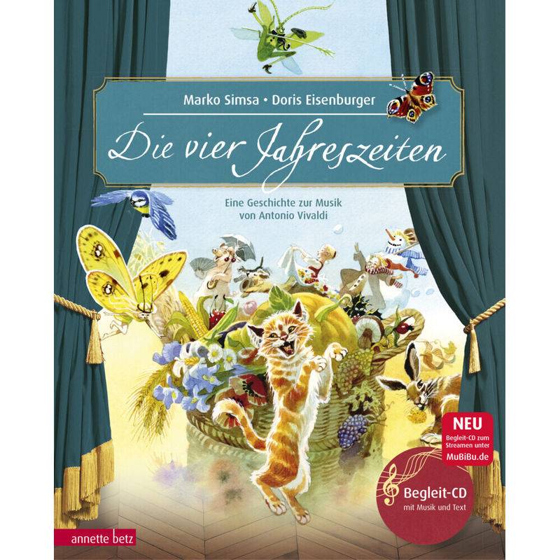 Die vier Jahreszeiten (Das musikalische Bilderbuch mit CD und zum Streamen) von Betz, Wien