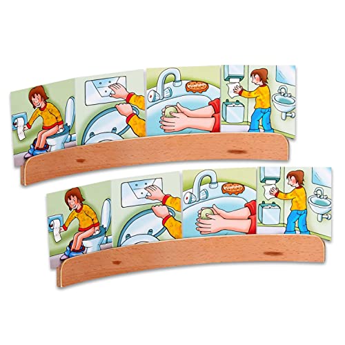 Betzold - 2 Kartenhalter aus Holz für 6 Spielkarten - Kindergarten Spielkartenhalter Betzold - 2 Kartenhalter aus Holz für 6 Spielkarten - Kindergarten Spielkartenhalter von Betzold