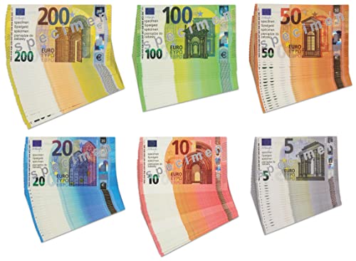 Betzold - Spielgeld Euro-Scheine Kinder 130 Stück - Spielzeug-Geld Rechen-Geld von Betzold