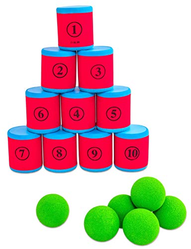 Betzold 36220 Dosen-Wurfspiel mit bällen, mehrfarbig, 10-teilig Betzold 36220 Dosen-Wurfspiel mit bällen, mehrfarbig, 10-teilig von Betzold