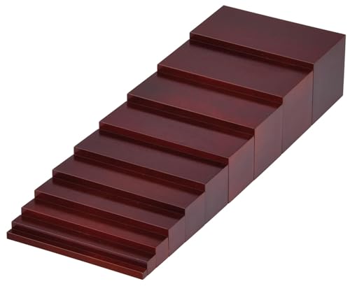 Betzold - Braune Treppe - Montessori-Lernmaterial Montessorischule Größenverhältnis von Betzold