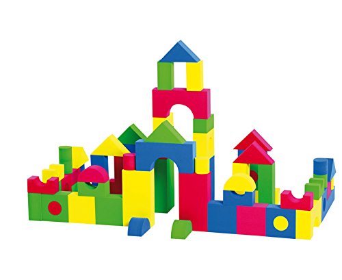 Betzold - Softbausteine in bunten Farben, 68 Stück - Bauklötze Bausteine Kinder von Betzold