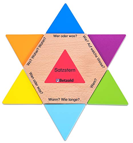 Betzold - Satzstern aus Holz - Deutsch Grammatik Lehrmittel von Betzold