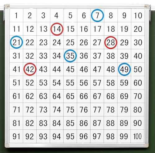 Betzold - Magnethaftende Tafel mit aufgedrucktem Hunderterfeld - Rechnen lernen von Betzold