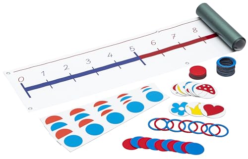 Betzold 87348 - Magnet-Zahlenstrahl 0-20 - Rechnen lernen im Zahlenraum 20, Mathematik, viel Zubehör von Betzold