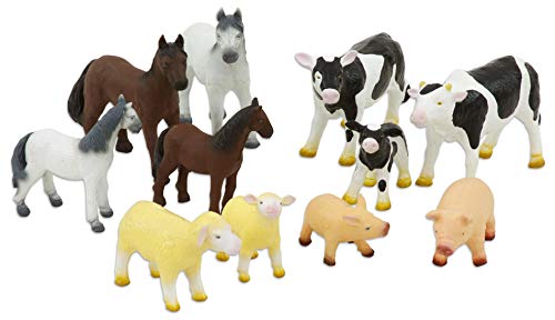 Betzold - Bauernhoftiere, 11-TLG. - Spielfiguren Tierfiguren Bauernhof Farmtiere von Betzold
