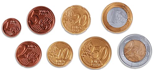 Betzold - Euro Münzen, Sortiert im Beutel Spielgeld zum Rechnen Lernen, Rechengeld von Betzold