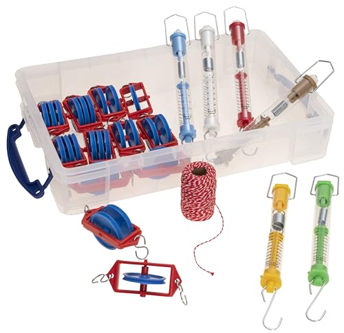 Betzold - Experimentier-Box für einfache Mechanik - 12 Flaschenzüge und 6 Federwaagen, Physik Betzold - Experimentier-Box für einfache Mechanik - 12 Flaschenzüge und 6 Federwaagen, Physik von Betzold