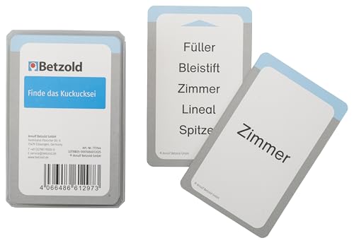 Betzold Finde das Kuckucksei - Welches Wort passt Nicht? - Lernspiel für den Magischen Zylinder von Betzold