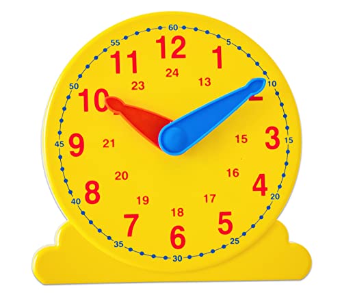 Betzold - Lernuhr, Durchmesser 13 cm - Mathematik Arbeitsmaterial Uhrzeiten Demonstrationsuhr von Betzold