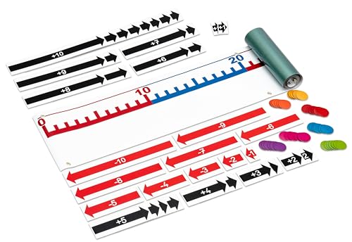 Betzold - Magnet-Zahlenstrahl von 0 bis 100 mit Zubehör - Rechnen lernen Mathe von Betzold