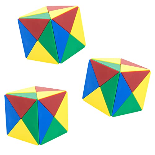Betzold - Magnetwürfel aus 24 farbigen Tetraedern - Geometrie-Bausatz Mathematik von Betzold