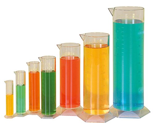 Betzold - Messzylinder, 7 Stück, Experimente mit Flüssigkeiten - Messen Kinder Schule Zylinder Unterricht experimentieren von Betzold