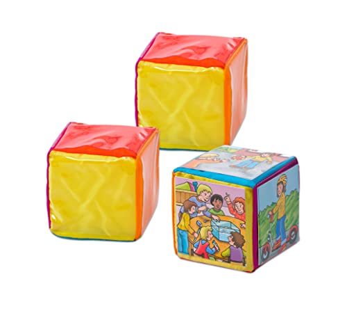 Betzold - Blanko-Würfel mit Einstecktaschen Pocket Cube Bewegungswürfel Lernwürfel von Betzold
