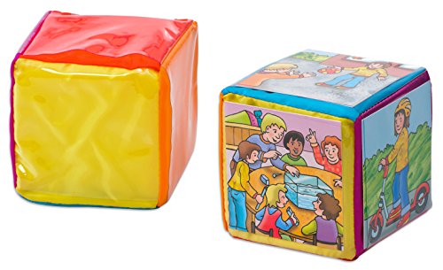 Betzold Pocket Cube, Kinder Lernwürfel für 9 cm Karton, Mehrfarbig von Betzold