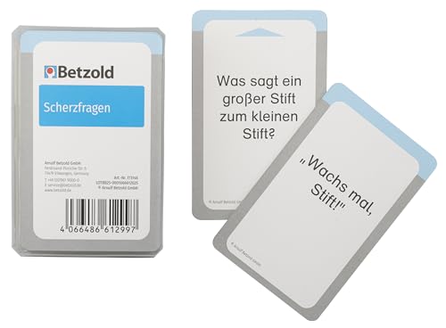 Betzold Scherzfragen – Kartenset für den Magischen Zylinder – Sprachspiel & Leseförderung für Kinder von Betzold