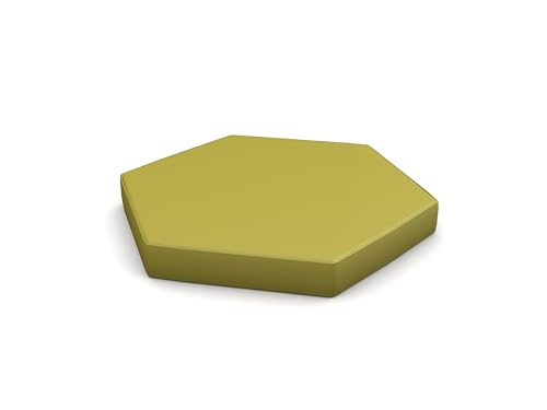 Betzold Sechseck-Lounge Bodenmatte - Schaumstoff-Matte Kunstlederbezug von Betzold
