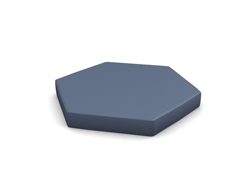 Betzold Sechseck-Lounge Bodenmatte - Schaumstoff-Matte Kunstlederbezug von Betzold