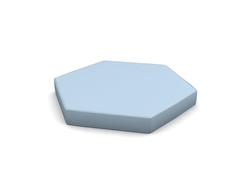 Betzold Sechseck-Lounge Bodenmatte - Schaumstoff-Matte Kunstlederbezug von Betzold