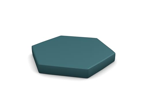 Betzold Sechseck-Lounge Bodenmatte - Schaumstoff-Matte Kunstlederbezug von Betzold