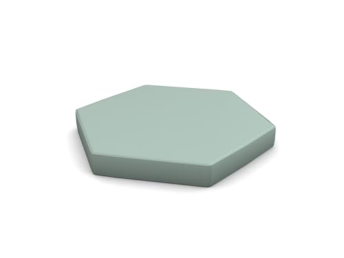 Betzold Sechseck-Lounge Bodenmatte - Schaumstoff-Matte Kunstlederbezug von Betzold
