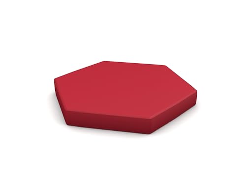 Betzold Sechseck-Lounge Bodenmatte - Schaumstoff-Matte Kunstlederbezug von Betzold
