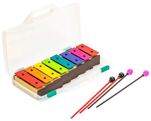 Betzold Sopran-Klangbausteine-Set in Boomwhackers®-Farben, 8 Stück - Schlägel Xylophon von Betzold