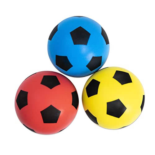Betzold Sport - Softbälle-Set 3 Stück - Soft-Fußball-Set Kinder-Schaumstoffball Kinder-Ball von Betzold