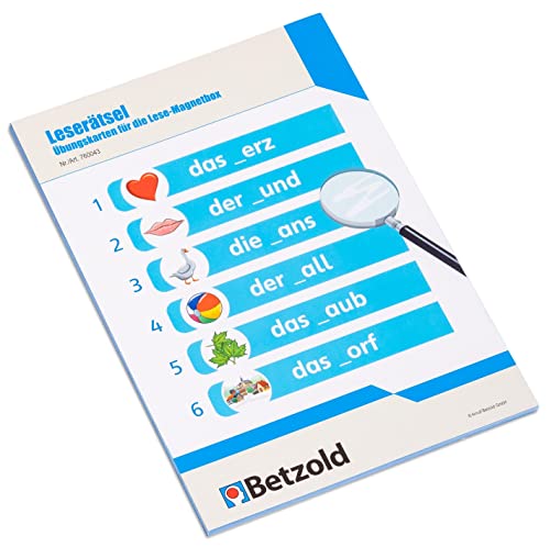 Betzold - Übungskarten für die Lese-Magnetbox - Kinder lesen Lernen Leseübungen Betzold - Übungskarten für die Lese-Magnetbox - Kinder lesen Lernen Leseübungen von Betzold