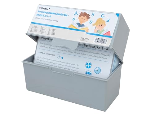 Betzold - Vertretungsstunden aus der Box - Deutsch, Klasse 1 bis 4 - Unterrichtsvorbereitung von Betzold