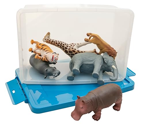 Betzold - Wilde-Tiere-Set, 6-TLG - Spieltiere Spielzeugtiere Tierfiguren Spielfiguren von Betzold