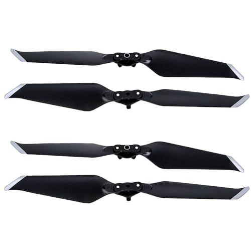 2 Paare Drone Propeller, Propellers Blades Low -Rausch -Blätter Propeller Ersatzteile für Ma Vic 2 Pro/Zoom geeignet (Gray Side 2 Pairs) von Beufee