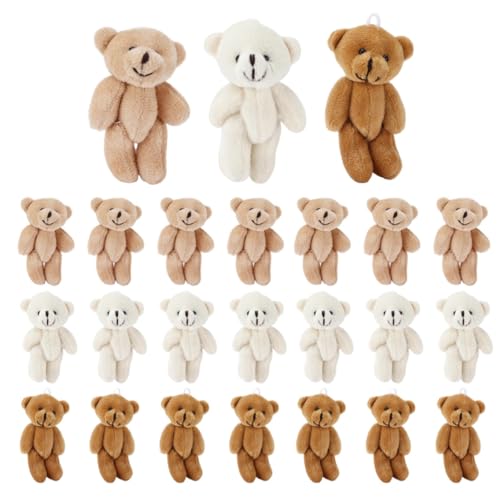 24 pcs Mini gefüllte Bären, Mini Teddybären süße winzige Plüsch Tier Komfort 24 pcs Mini gefüllte Bären, Mini Teddybären süße winzige Plüsch Tier Komfort von Beufee