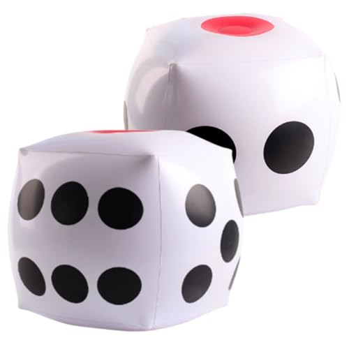 2pcs Jumbo aufblasbare Würfel, 15 -Zoll -Riesenwürfel großer Würfel großes aufblasbares Würfelspiel für Partys im Freien im Freien im Freien im Freien im Freien 2pcs Jumbo aufblasbare Würfel, 15 -Zoll -Riesenwürfel großer Würfel großes aufblasbares Würfelspiel für Partys im Freien im Freien im Freien im Freien im Freien von Beufee