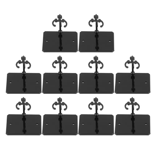 Beufee 10pcs Aktionsabbildung Stand, Aktionsabbildung Anzeige Inhaber Basis Hochstabilitätsmodell -Unterstützung für 6 -Zoll -Aktion Zahlen (Plastik) von Beufee