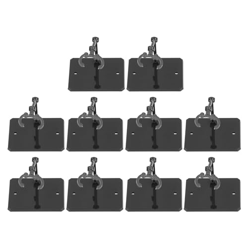 Beufee 10pcs Aktionsabbildung Stand, Aktionsabbildung Anzeige Inhaber Basis Hochstabilitätsmodell -Unterstützung für 6 -Zoll -Aktion Zahlen (Plastik 3) von Beufee